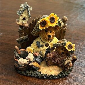 Boyds Bears & Friends Handcrafted Sunflower Bear Figurine